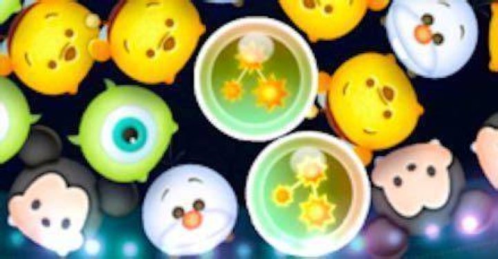 ツムツムタワーでスコアボムを狙うイメージ